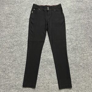 Sabrina Lauren Womens Pants Size 8 Black Soft Stretch Skinny Leg Mid Rise